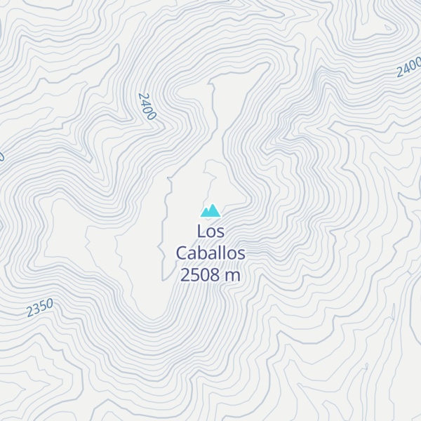 Map of Los Caballos