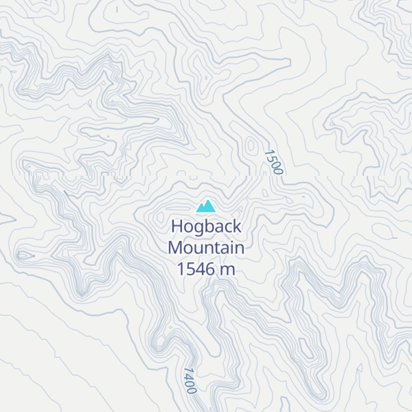 Map of Hogback Mountain