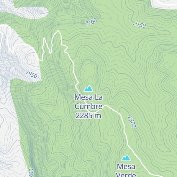 Map of Mesa La Cumbre