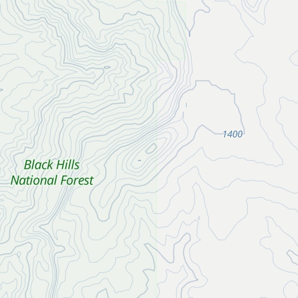 Map of Matias Peak