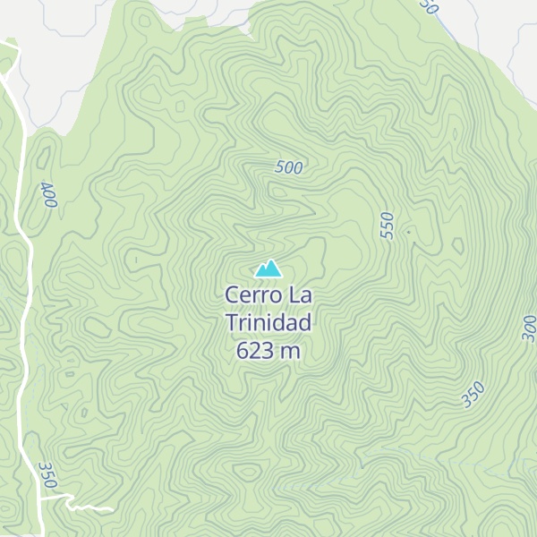 Map of Cerro La Trinidad