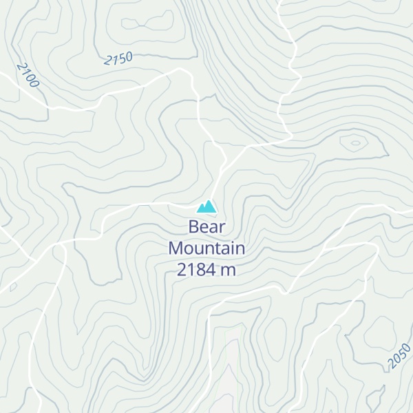 Map of Bear Mountain