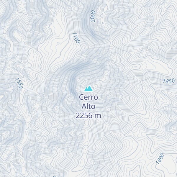 Map of Cerro Alto