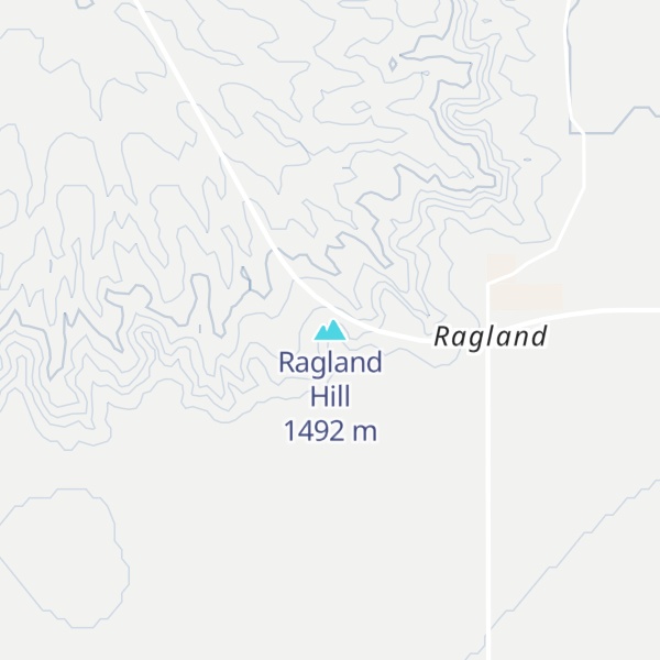 Map of Ragland Hill