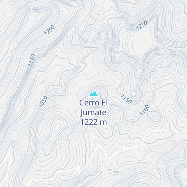 Map of Cerro El Jumate