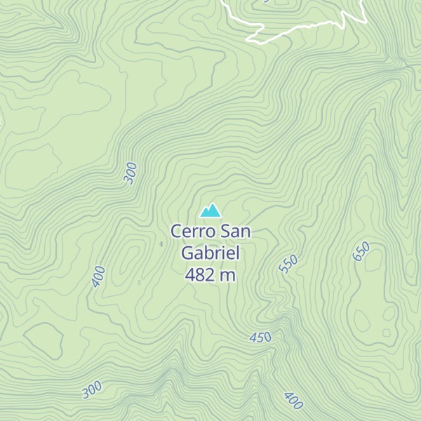 Map of Cerro San Gabriel