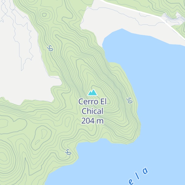 Map of Cerro El Chical