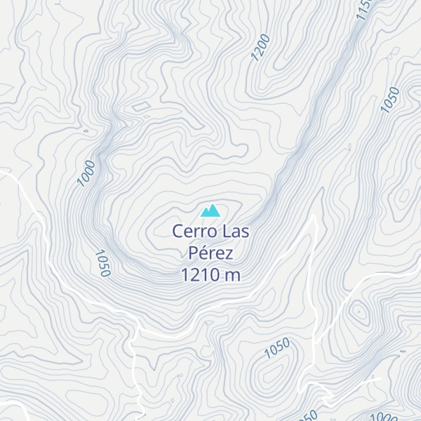 Map of Cerro Las Pérez
