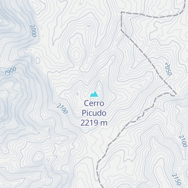 Map of Cerro Picudo