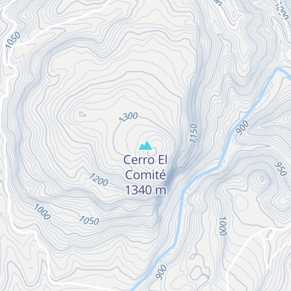 Map of Cerro El Comité