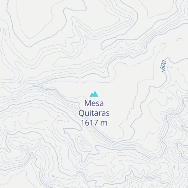 Map of Mesa Quitaras