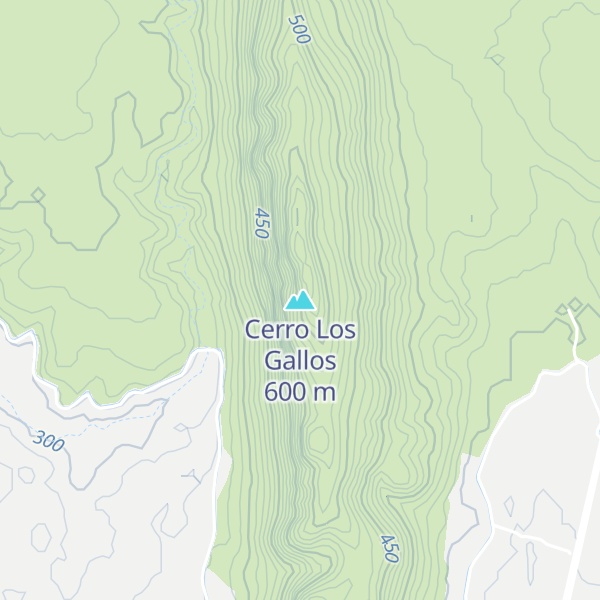 Map of Cerro Los Gallos