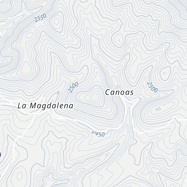 Map of Cerro San Rafael