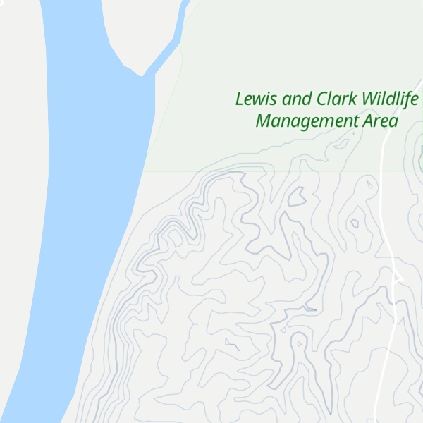 Map of Crow Fly High Hill
