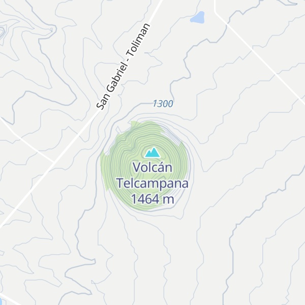 Map of Volcán Telcampana