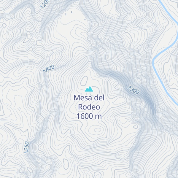 Map of Mesa del Rodeo