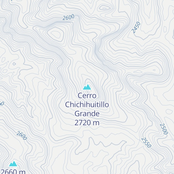 Map of Cerro Chichihuitillo Grande