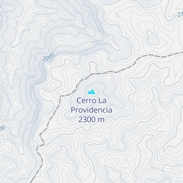 Map of Cerro La Providencia