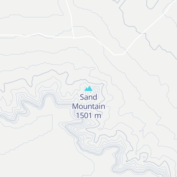 Map of Sand Mountain