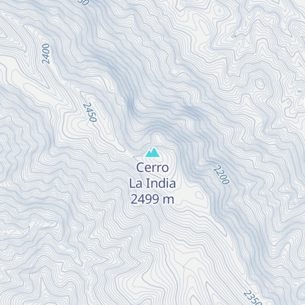 Map of Cerro La India
