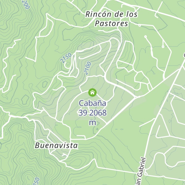 Map of Cabaña 39