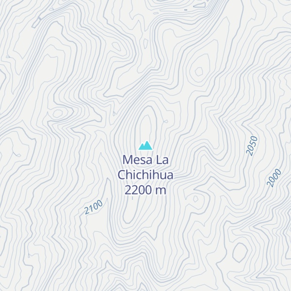 Map of Mesa La Chichihua