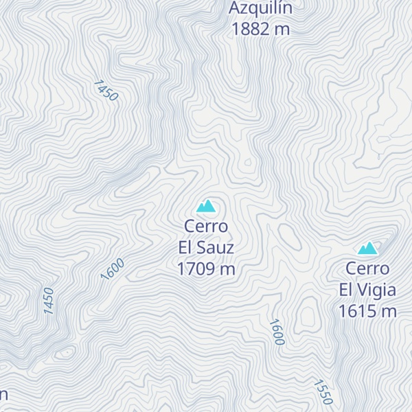 Map of Cerro El Sauz