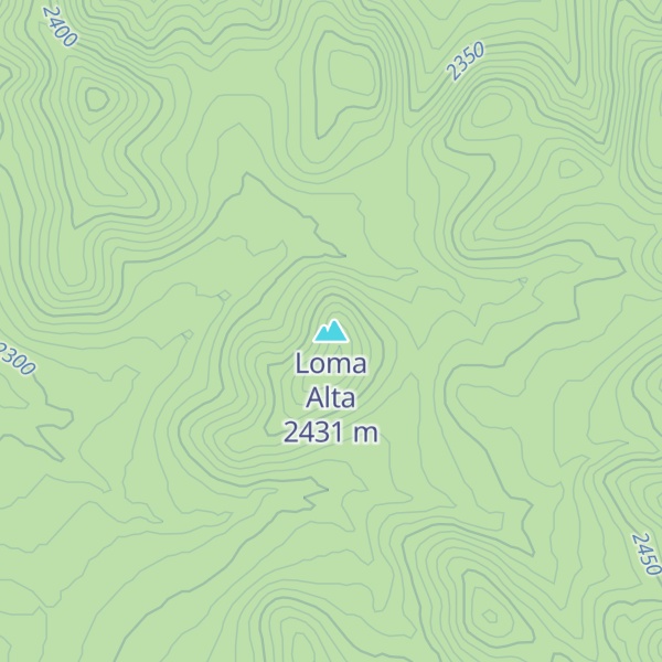 Map of Loma Alta
