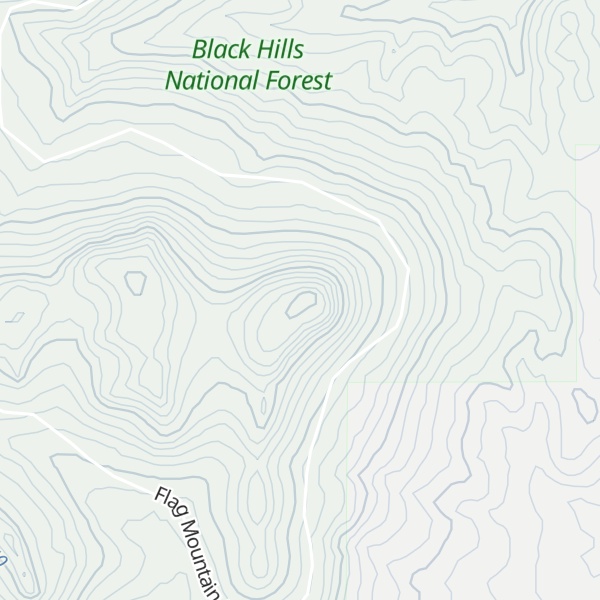 Map of Flag Mountain