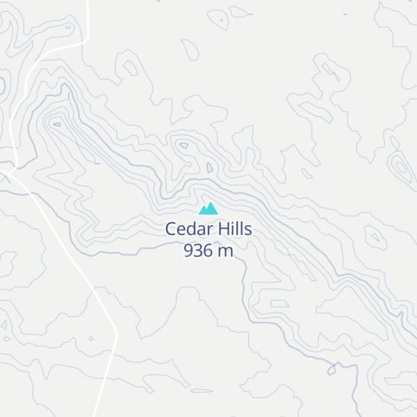 Map of Cedar Hills