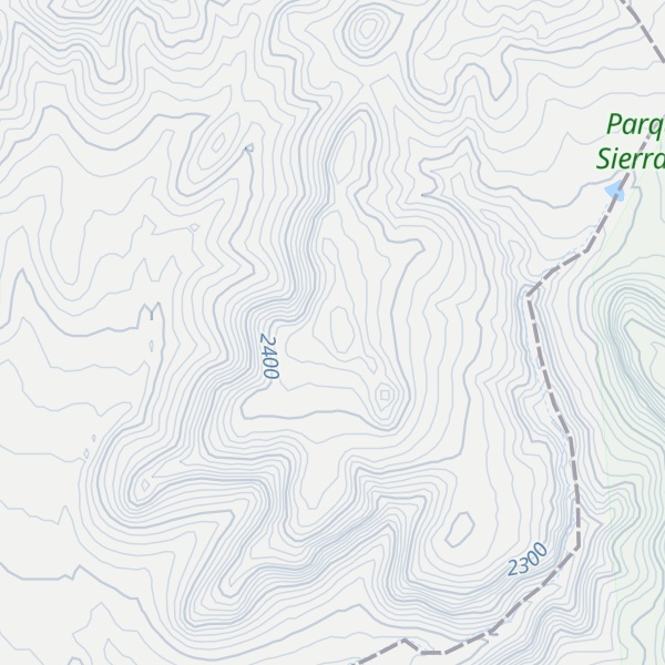 Map of Mesa Las Alazanas