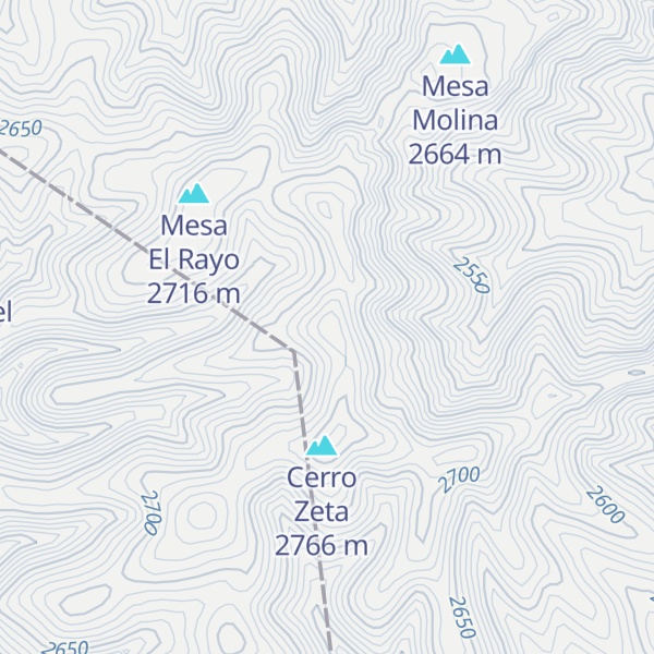 Map of Peñasco Rosillo