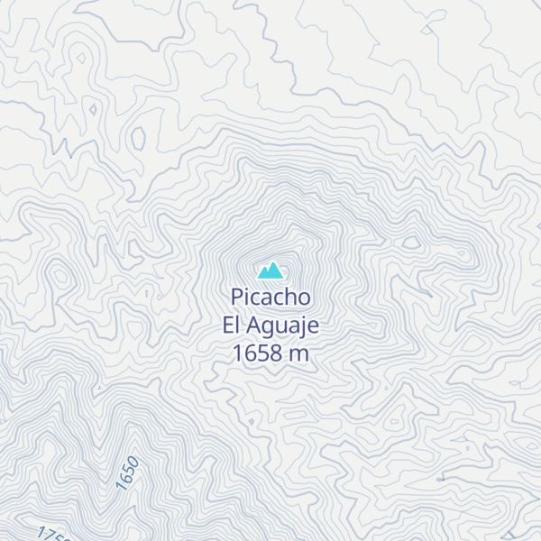 Map of Picacho El Aguaje