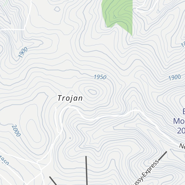 Map of Green Mountain