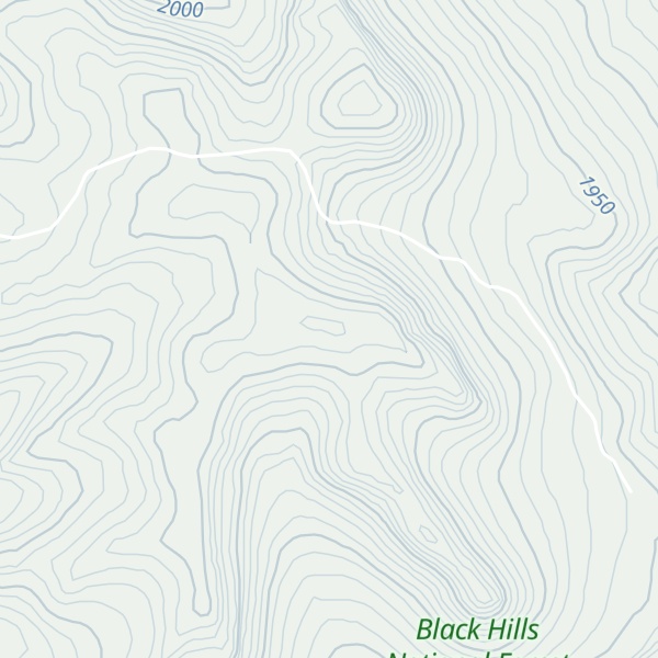 Map of White Tail Peak