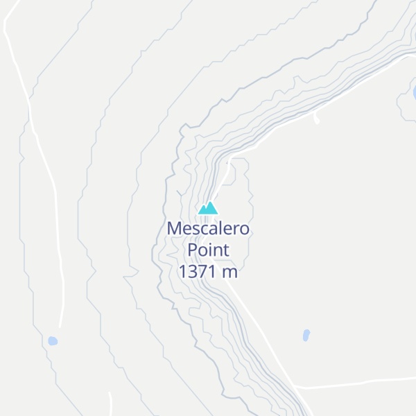 Map of Mescalero Point