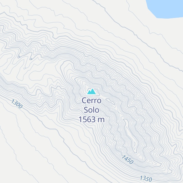 Map of Cerro Solo