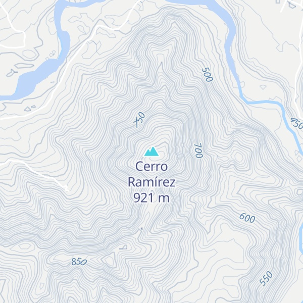 Map of Cerro Ramírez