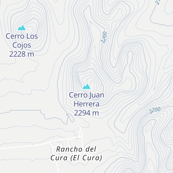 Map of Cerro Juan Herrera