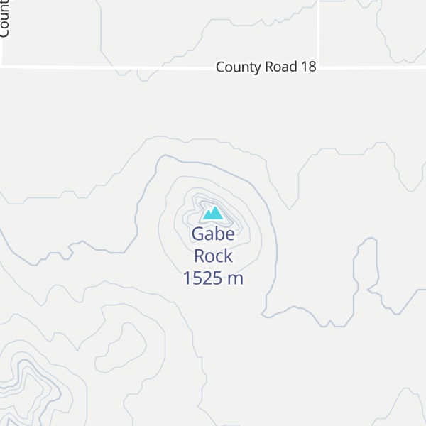 Map of Gabe Rock