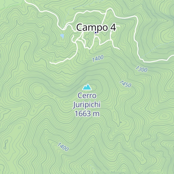 Map of Cerro Juripichi