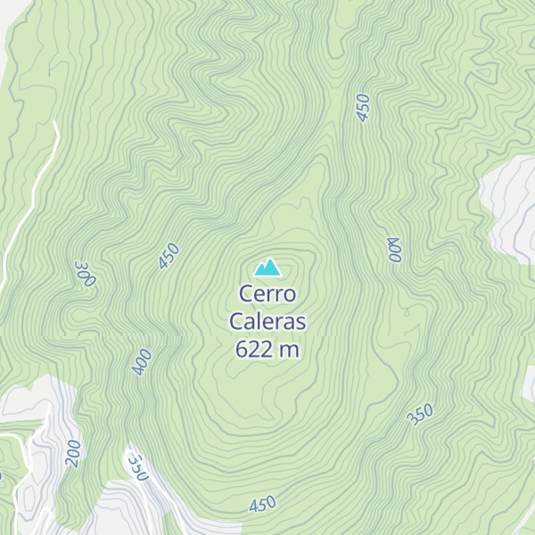 Map of Cerro Caleras