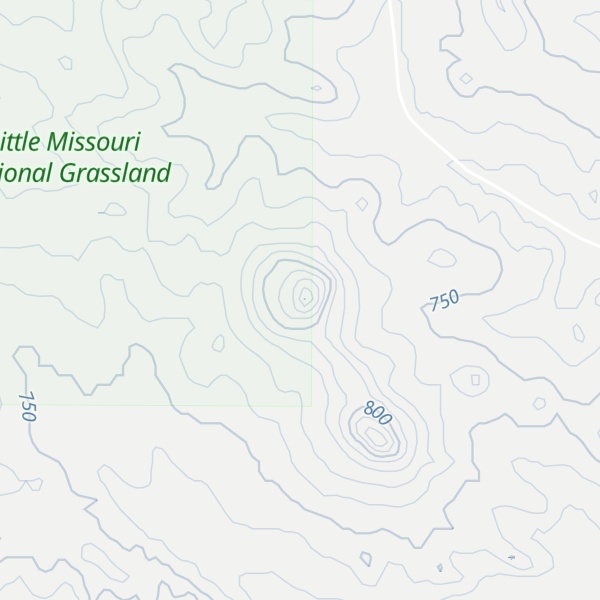 Map of Flat Rock Butte