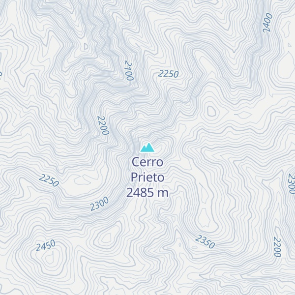 Map of Cerro Prieto