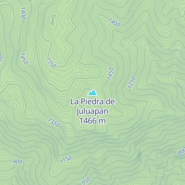 Map of La Piedra de Juluapan