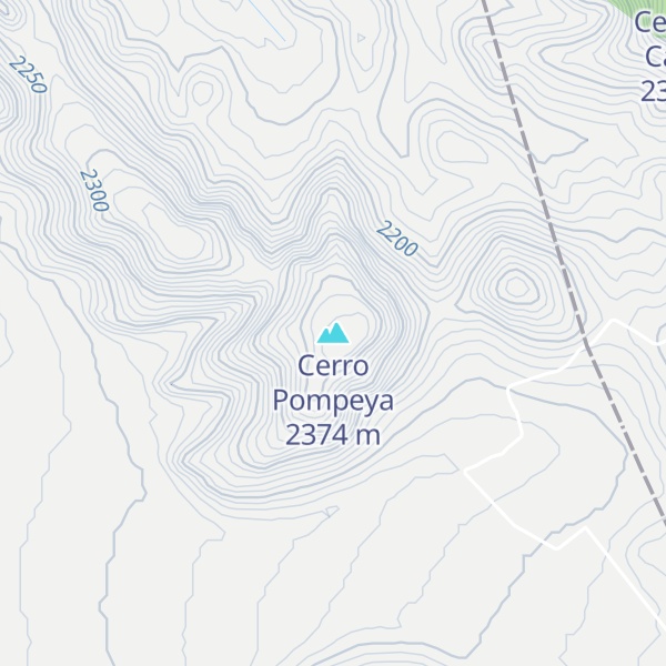 Map of Cerro Pompeya