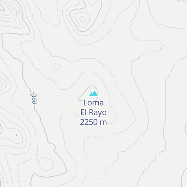 Map of Loma El Rayo