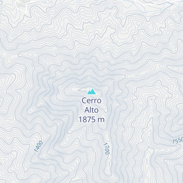 Map of Cerro Alto