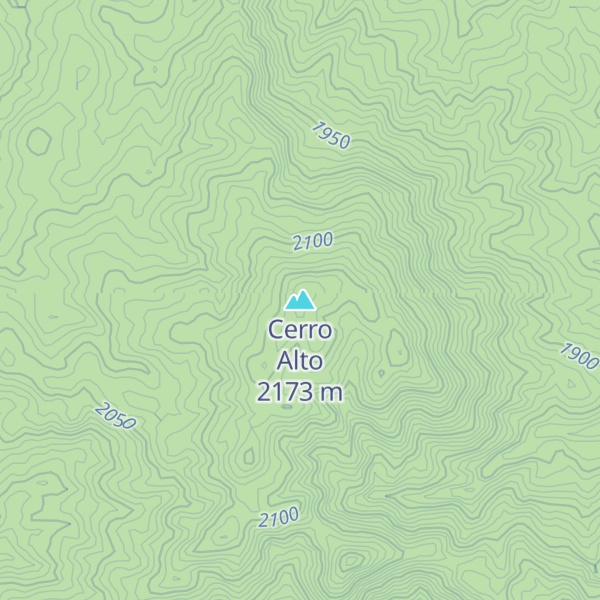 Map of Cerro Alto