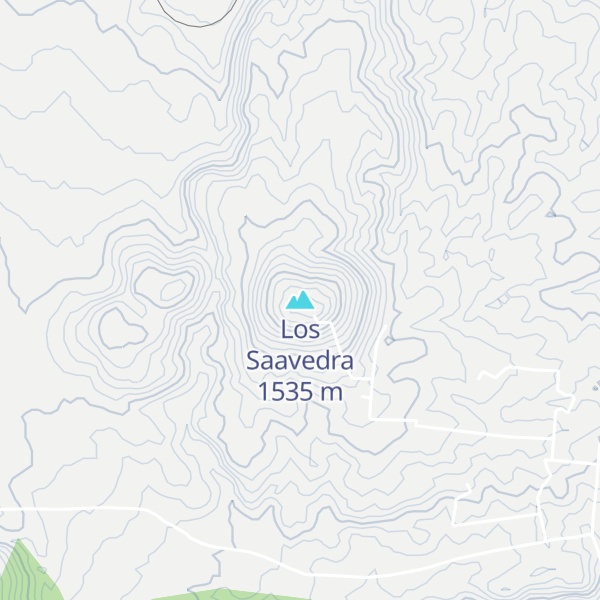 Map of Los Saavedra